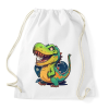 PRINTFASHION dino - Sportzsák, Tornazsák - Fehér
