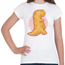 PRINTFASHION Dínóhusi - Női póló - Fehér női póló