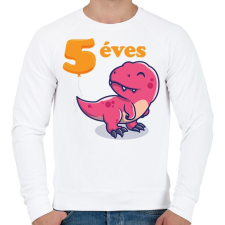 PRINTFASHION Dínós minta - Férfi pulóver - Fehér női pulóver, kardigán