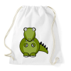 PRINTFASHION Dinoszaurusz - Sportzsák, Tornazsák - Fehér
