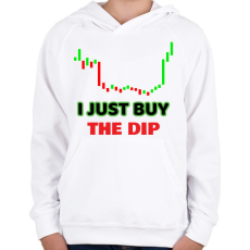 PRINTFASHION DIPCRYPTO - Gyerek kapucnis pulóver - Fehér