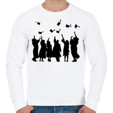 PRINTFASHION Diplomaosztó - Férfi pulóver - Fehér férfi pulóver, kardigán