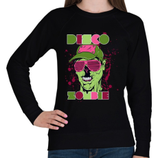 PRINTFASHION Disco Zombie - Női pulóver - Fekete