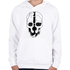 PRINTFASHION Dishonored - Gyerek kapucnis pulóver - Fehér gyerek pulóver, kardigán