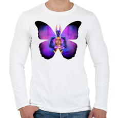 PRINTFASHION dislyte drew  - Férfi hosszú ujjú póló - Fehér