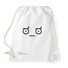 PRINTFASHION Dissaprove - Sportzsák, Tornazsák - Fehér tornazsák