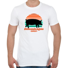 PRINTFASHION Disznóvágás 2022 - Férfi póló - Fehér férfi póló