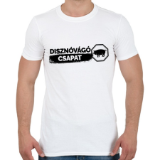 PRINTFASHION disznovago csapat - Férfi póló - Fehér férfi póló