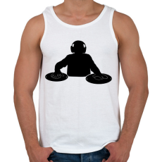 PRINTFASHION dj - Férfi atléta - Fehér