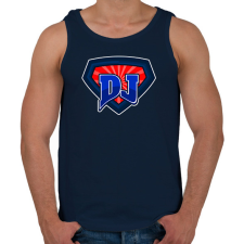 PRINTFASHION DJ - Férfi atléta - Sötétkék atléta, trikó
