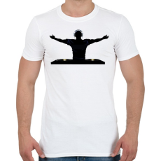 PRINTFASHION Dj - Férfi póló - Fehér