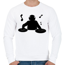 PRINTFASHION dj - Férfi pulóver - Fehér férfi pulóver, kardigán