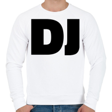 PRINTFASHION Dj - Férfi pulóver - Fehér férfi pulóver, kardigán