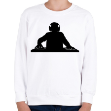 PRINTFASHION Dj - Gyerek pulóver - Fehér gyerek pulóver, kardigán