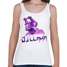 PRINTFASHION Dj LLama - Női atléta - Fehér
