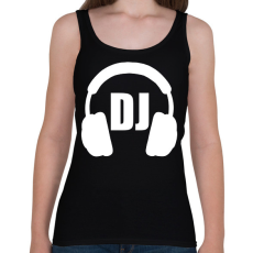 PRINTFASHION Dj - Női atléta - Fekete