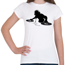 PRINTFASHION Dj - Női póló - Fehér