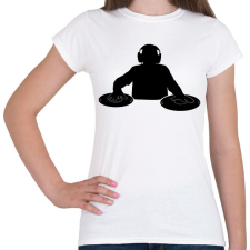 PRINTFASHION dj - Női póló - Fehér női póló