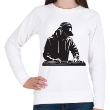 PRINTFASHION dj - Női pulóver - Fehér női pulóver, kardigán