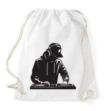 PRINTFASHION dj - Sportzsák, Tornazsák - Fehér tornazsák