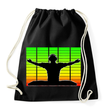 PRINTFASHION Dj - Sportzsák, Tornazsák - Fekete tornazsák