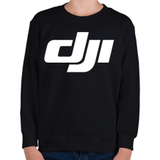 PRINTFASHION Dji logo - Gyerek pulóver - Fekete gyerek póló