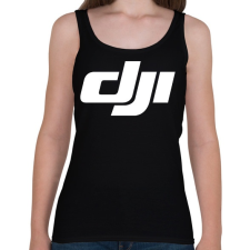 PRINTFASHION Dji logo - Női atléta - Fekete női trikó