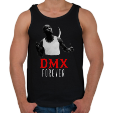 PRINTFASHION DMX forever - Férfi atléta - Fekete atléta, trikó