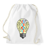 PRINTFASHION Dns izzó - Sportzsák, Tornazsák - Fehér