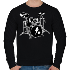 PRINTFASHION Dob szett  - Férfi pulóver - Fekete férfi pulóver, kardigán