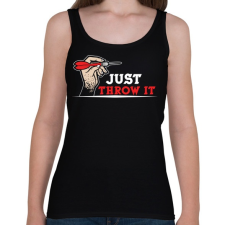 PRINTFASHION Dobd el! - Női atléta - Fekete női trikó