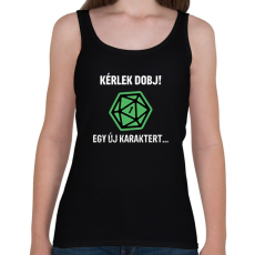 PRINTFASHION Dobj egy új karaktert! - Női atléta - Fekete