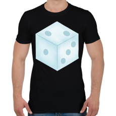 PRINTFASHION Dobó kocka - Férfi póló - Fekete