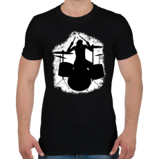 PRINTFASHION Dobos - Férfi póló - Fekete