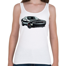 PRINTFASHION Dodge  - Női atléta - Fehér női trikó