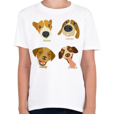 PRINTFASHION dog - Gyerek póló - Fehér gyerek póló
