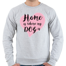 PRINTFASHION DOG LOVE - Férfi pulóver - Sport szürke férfi pulóver, kardigán
