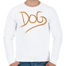PRINTFASHION Dog Lover - Férfi pulóver - Fehér férfi pulóver, kardigán