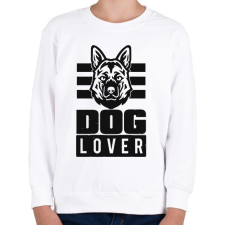PRINTFASHION Dog Lover - Gyerek pulóver - Fehér gyerek pulóver, kardigán