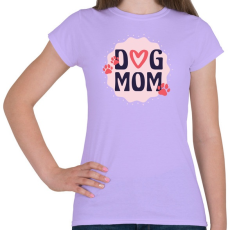 PRINTFASHION Dog mum - Női póló - Viola