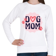 PRINTFASHION Dog mum - Női pulóver - Fehér