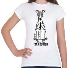 PRINTFASHION DoGtor - Női póló - Fehér női póló