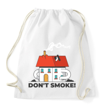 PRINTFASHION Don't smoke - Sportzsák, Tornazsák - Fehér tornazsák
