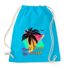 PRINTFASHION Don't worry, be happy - Sportzsák, Tornazsák - Surf blue tornazsák