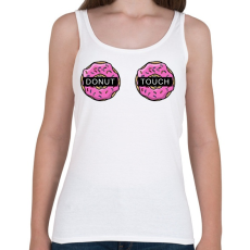 PRINTFASHION Donut Touch - Női atléta - Fehér