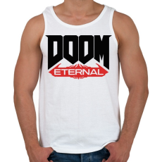 PRINTFASHION doom2 - Férfi atléta - Fehér
