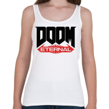 PRINTFASHION doom2 - Női atléta - Fehér női trikó