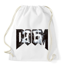 PRINTFASHION DOOM - Sportzsák, Tornazsák - Fehér tornazsák