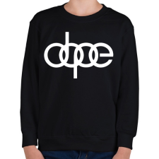 PRINTFASHION Dope - Gyerek pulóver - Fekete gyerek pulóver, kardigán
