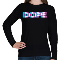 PRINTFASHION Dope - Női pulóver - Fekete